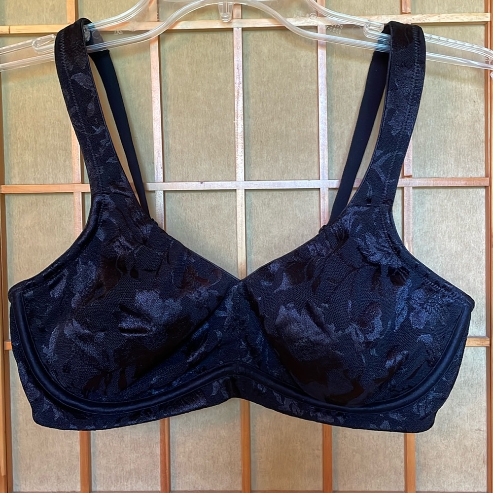 Lilyette Bra Black Flexible Underwire 36C Bra